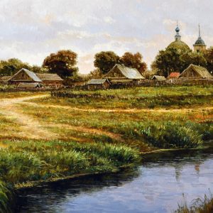 I love the village and summer by Alexei Anikin